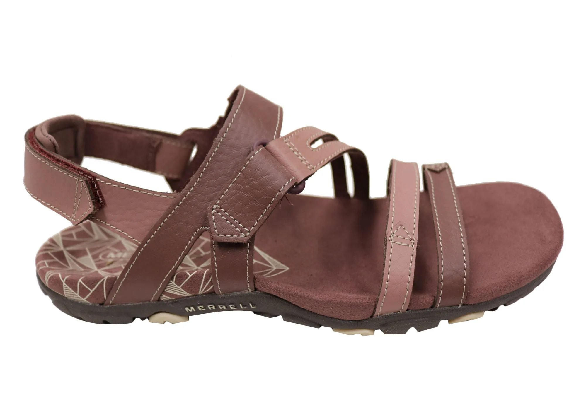 Merrell Womens Sandspur Rose Convert Comfortable Leather Sandals