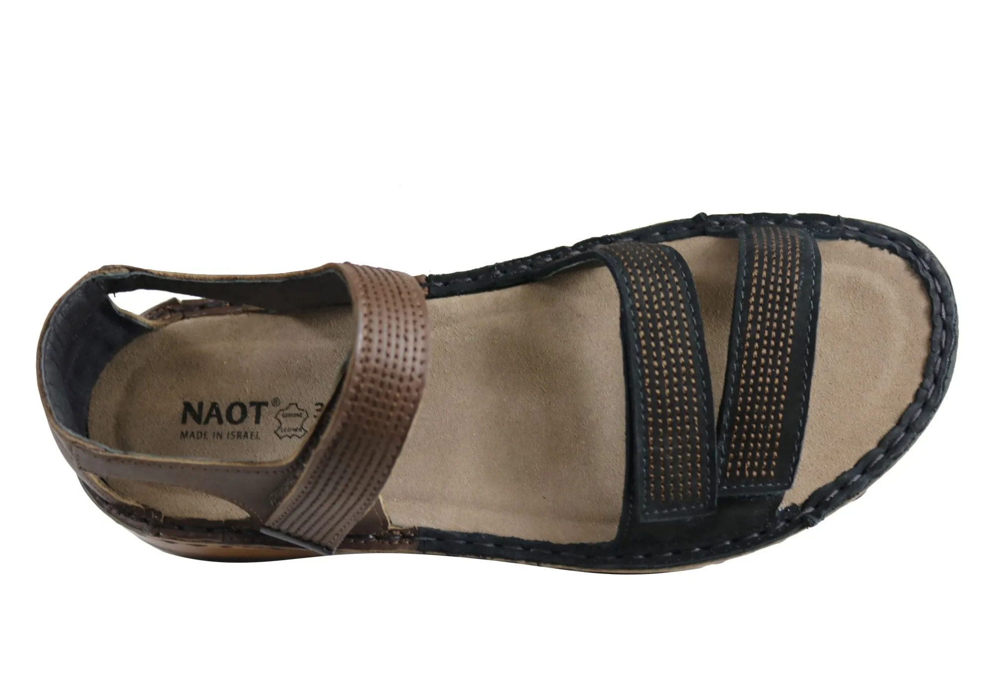 Naot Amarante Womens Leather Wide Fit Orthotic Friendly Sandals