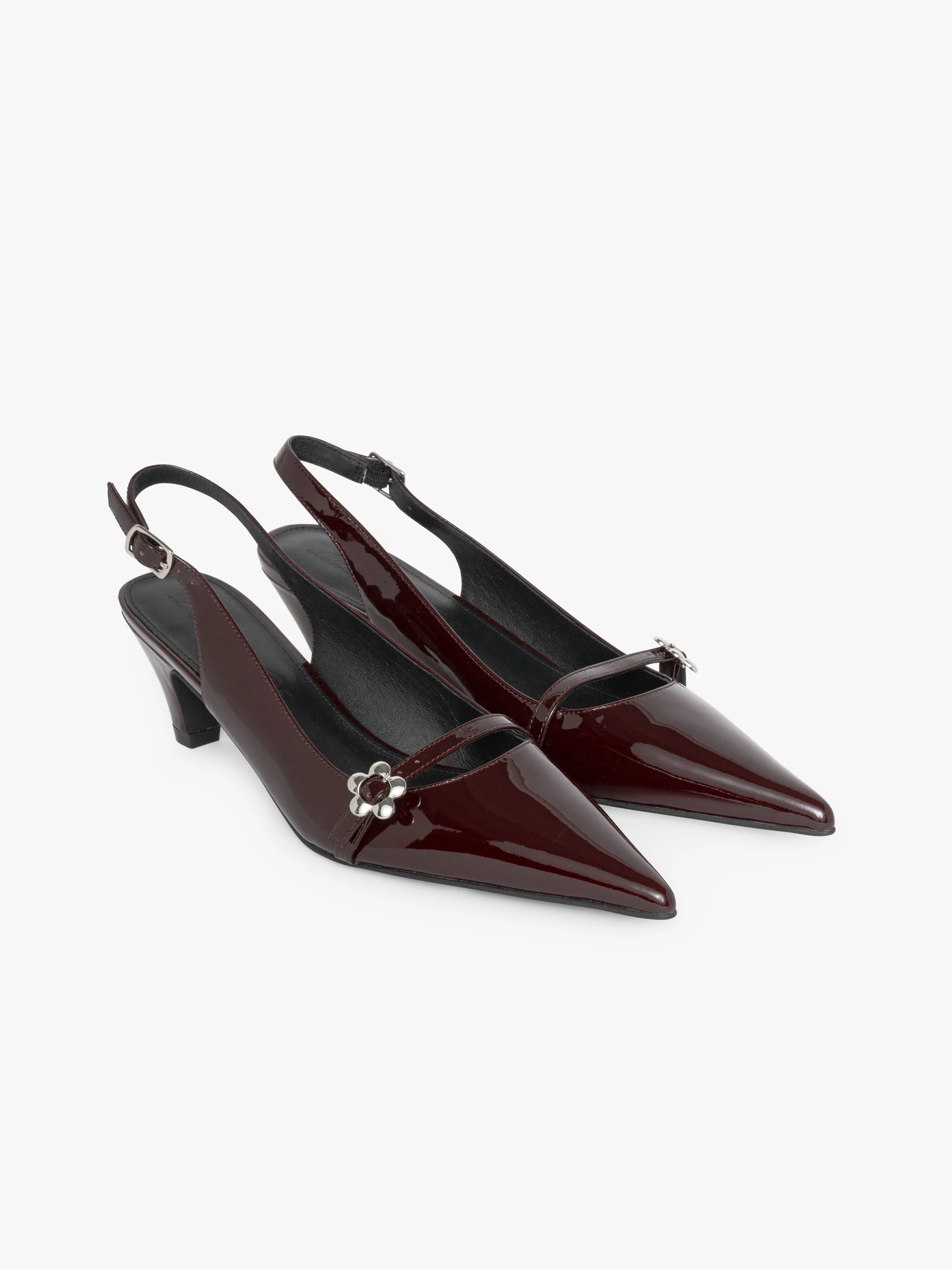 Natalia Pointy Toe Heel - Dark Brown