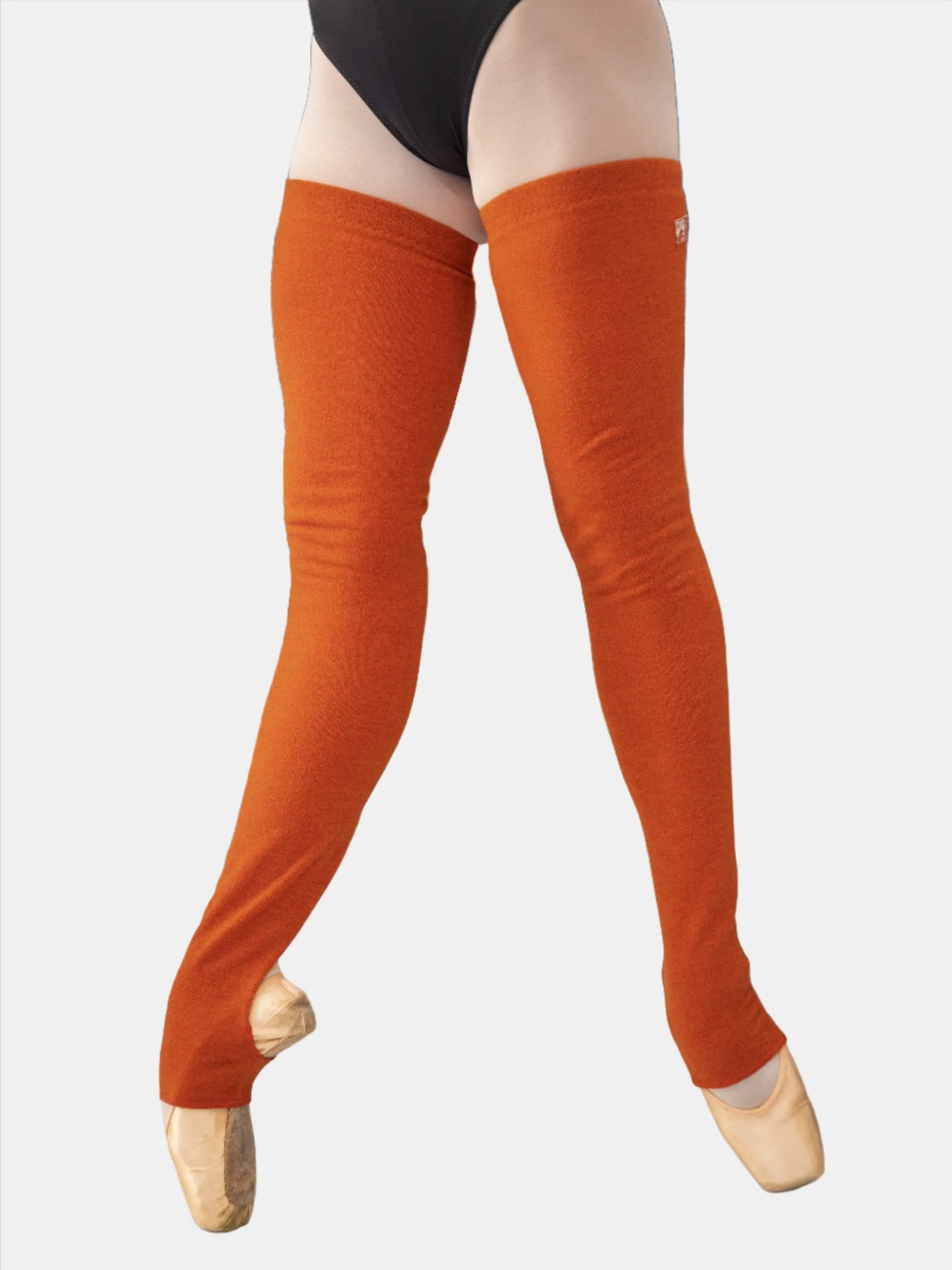 Orange Long Dance Leg Warmers MP907