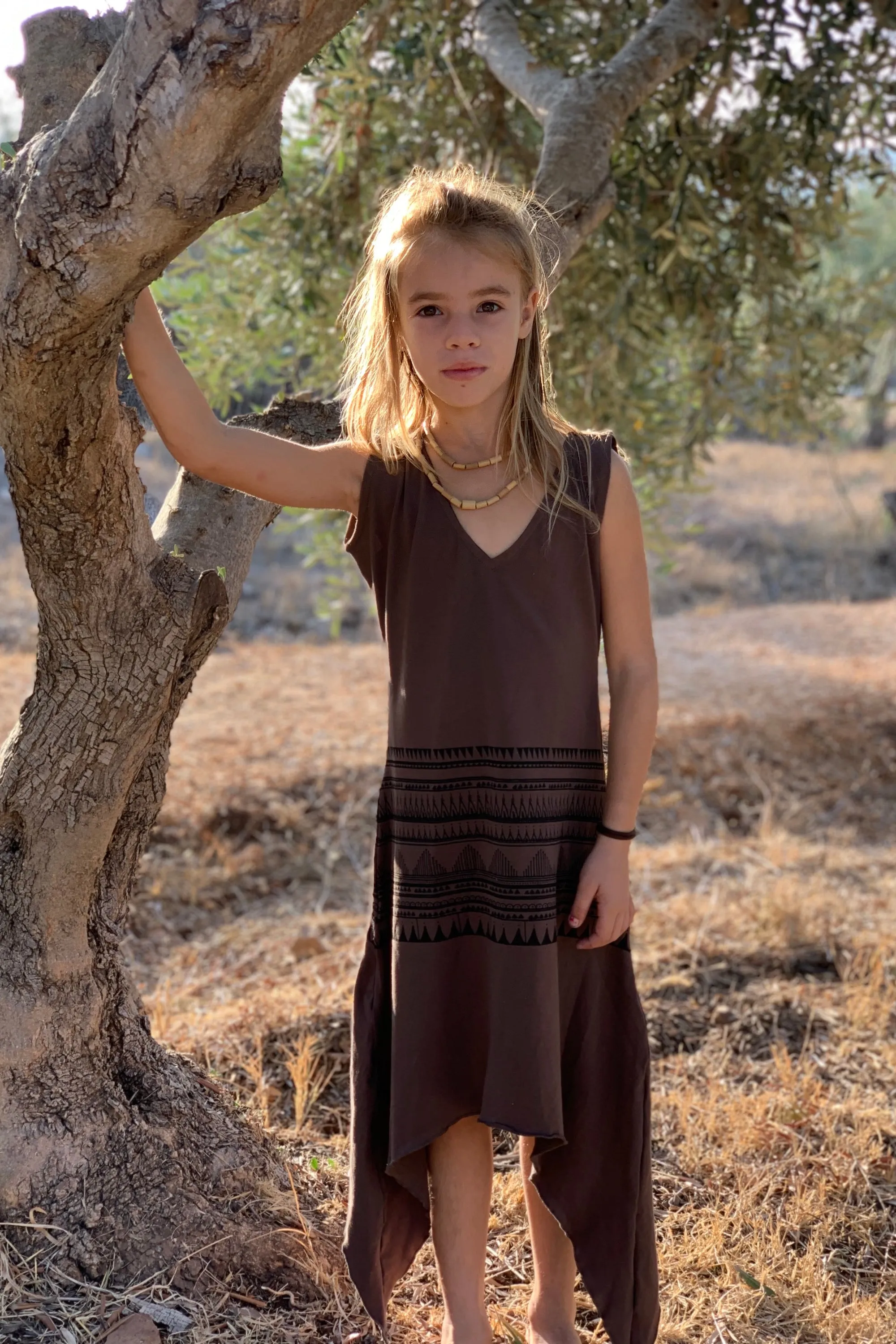 Pixie Pointy Dress for Girls ⋙ Organic Cotton