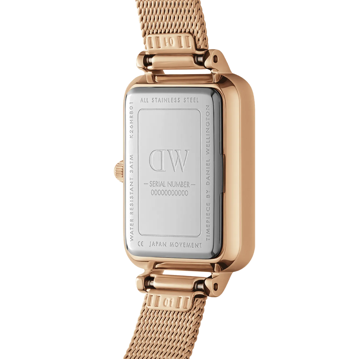 Rose Gold Daniel Wellington Quadro Pressed Melrose Women’s Watch