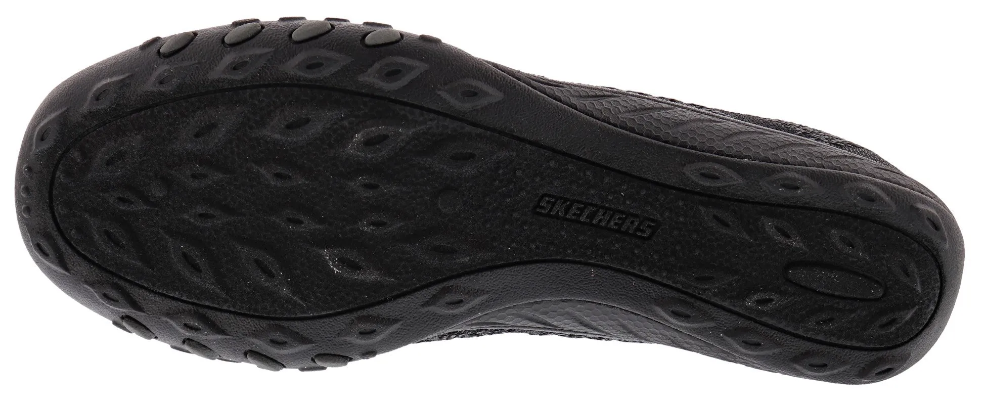 Skechers Women Lightweight Slip On Walking Shoes Relaxed Fit: Breathe Easy-Fortune Knit