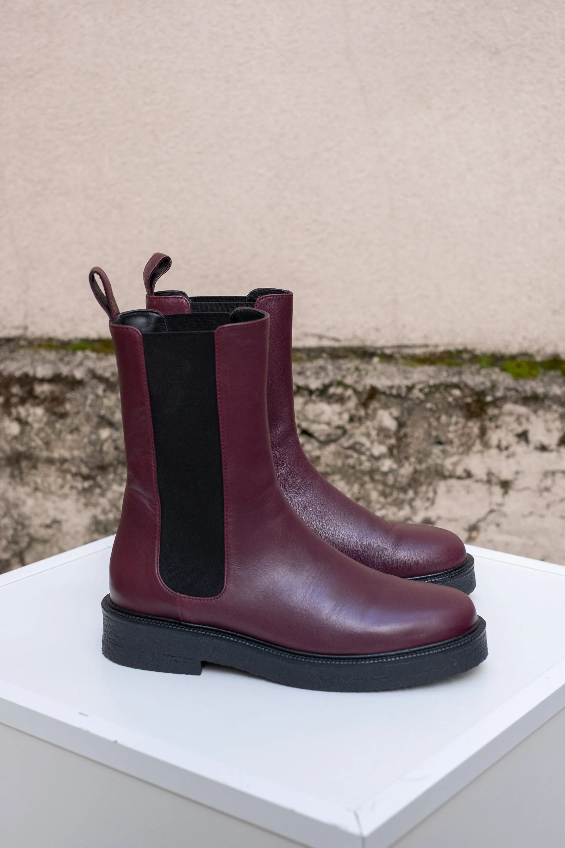 Staud Vegan Leather "Palamino" Boots