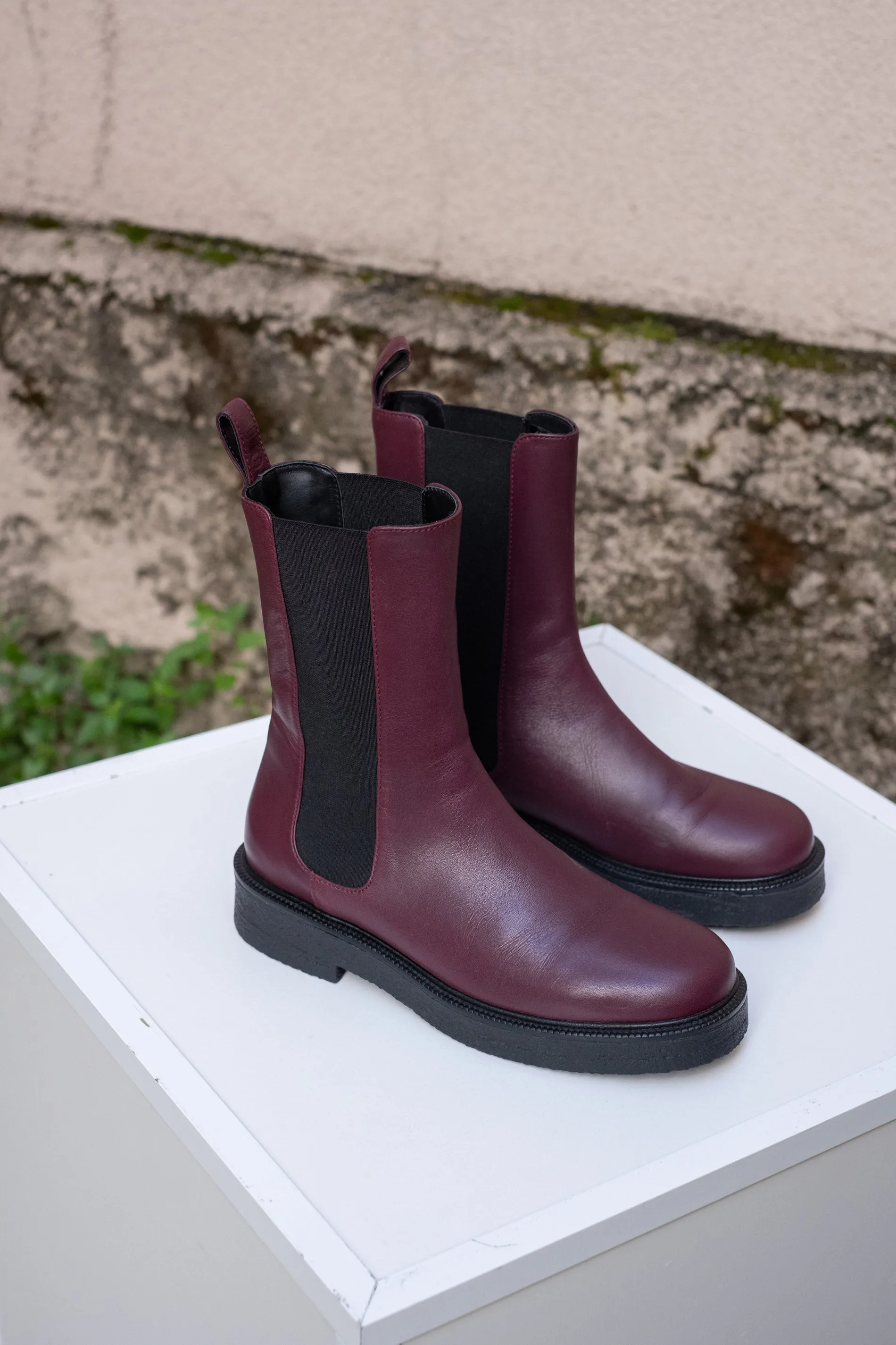 Staud Vegan Leather "Palamino" Boots