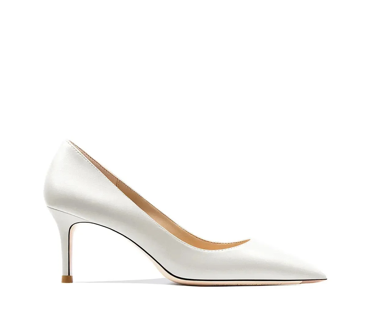 Tess Matt White Stiletto