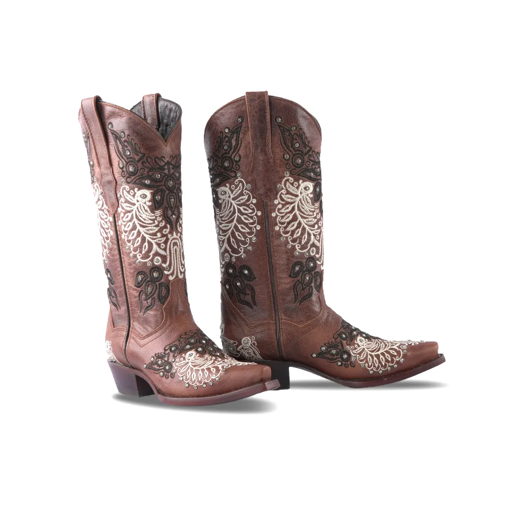 Texas Country Womens Western Boot Cater Tabaco E304