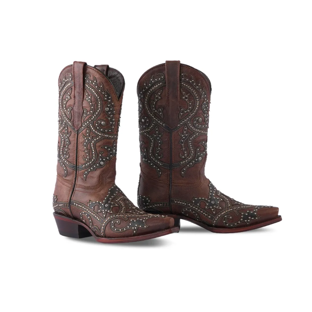 Texas Country Womens Western Boot Cater Tabaco E752