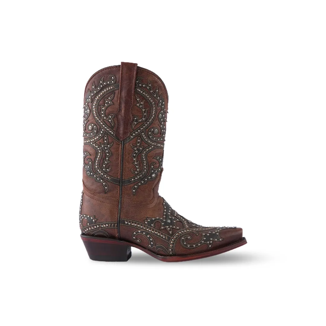 Texas Country Womens Western Boot Cater Tabaco E752