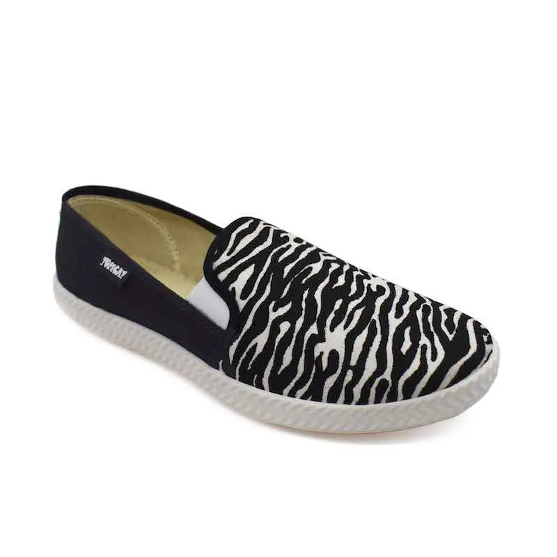 Tomcat Slip-On Canvas Shoes - Zebra